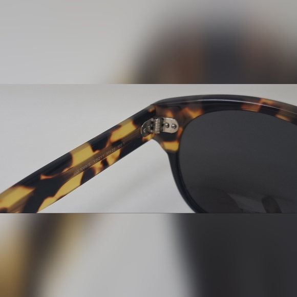 Gucci Sunglasses Tortoise Dark Gray Tint Round GG 1088/S  Y5QY1 51-22-150 - Picture 3 of 16